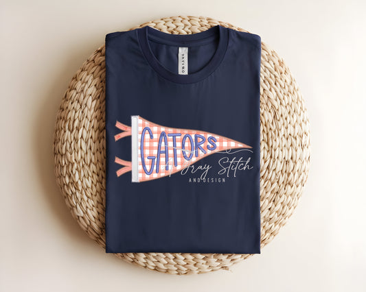 Gators Handlettered Pennant Flag
