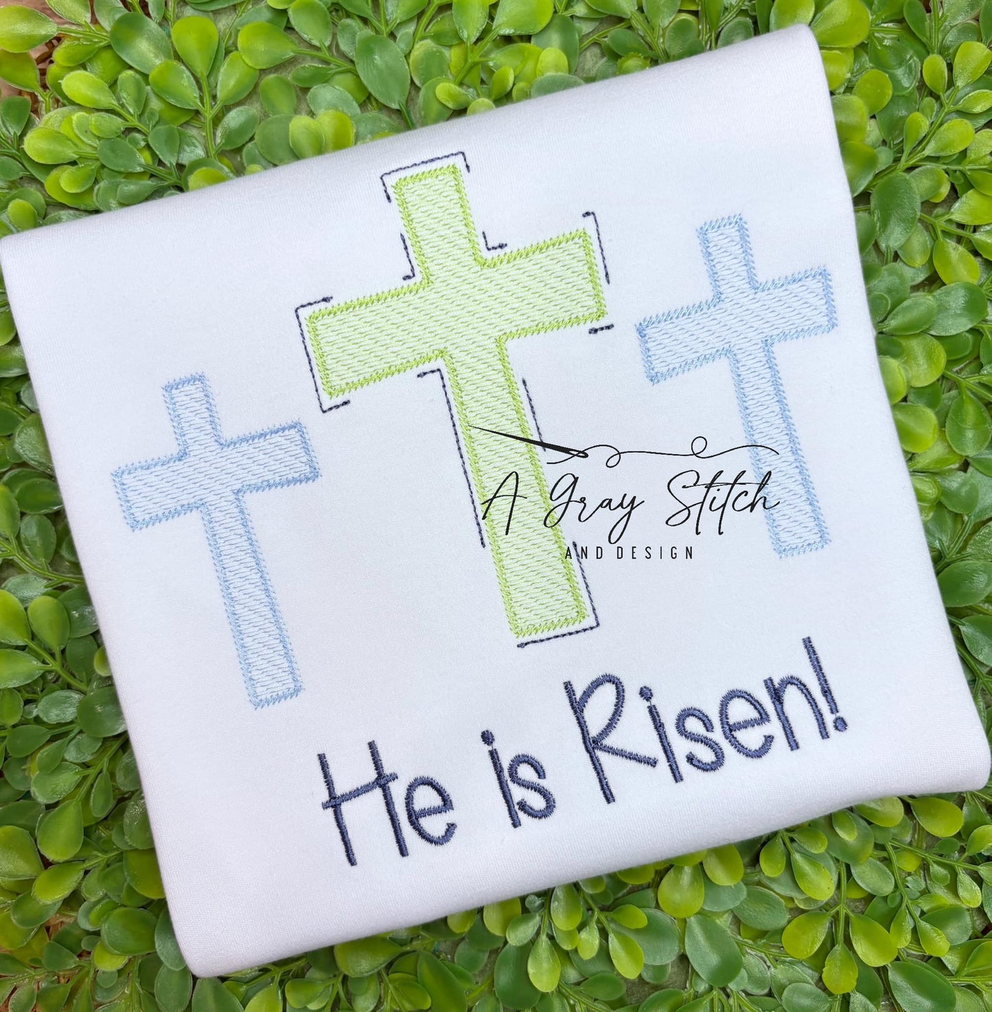 Sketch Fill Cross Trio Religious Easter Design