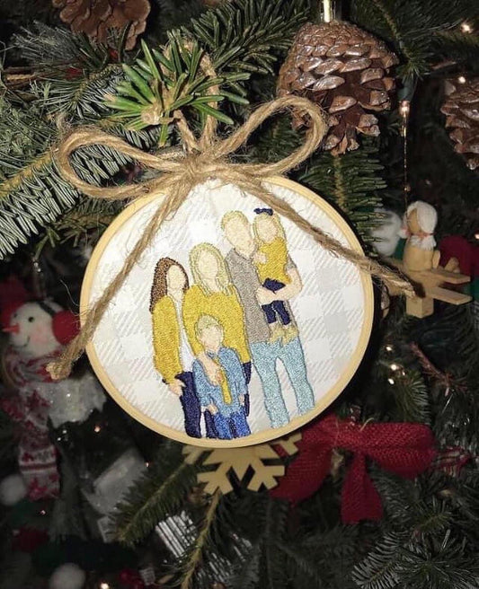 Custom Full Stitch Portrait Digitizing