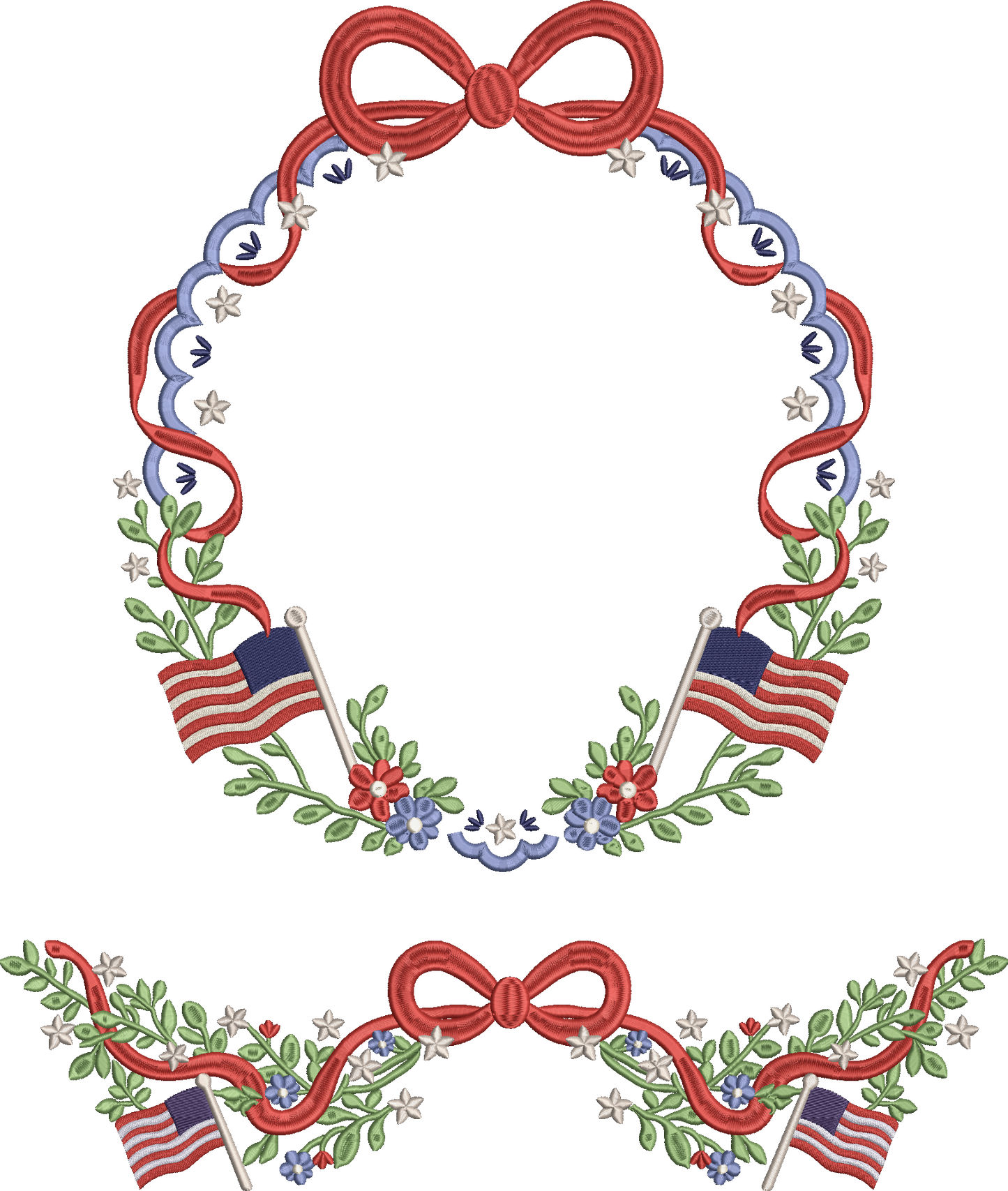 Americana Crest and Swag Set