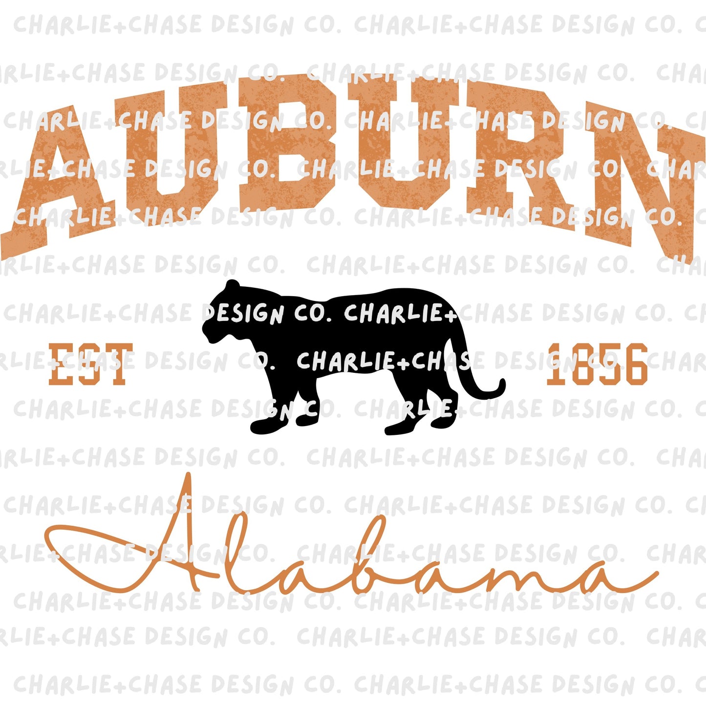 Auburn Collegiate Design PNG