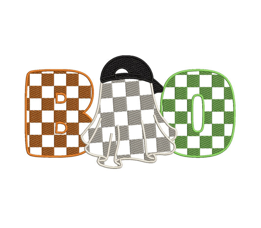 Boo Dude Checkered Sketch