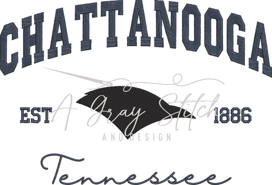Chattanooga Collegiate Embroidery Design