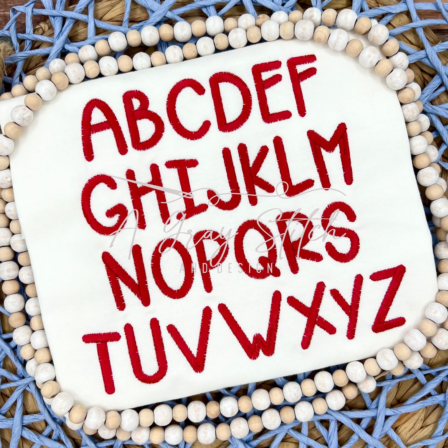 Little Rascal Satin Font Alphabet BX included