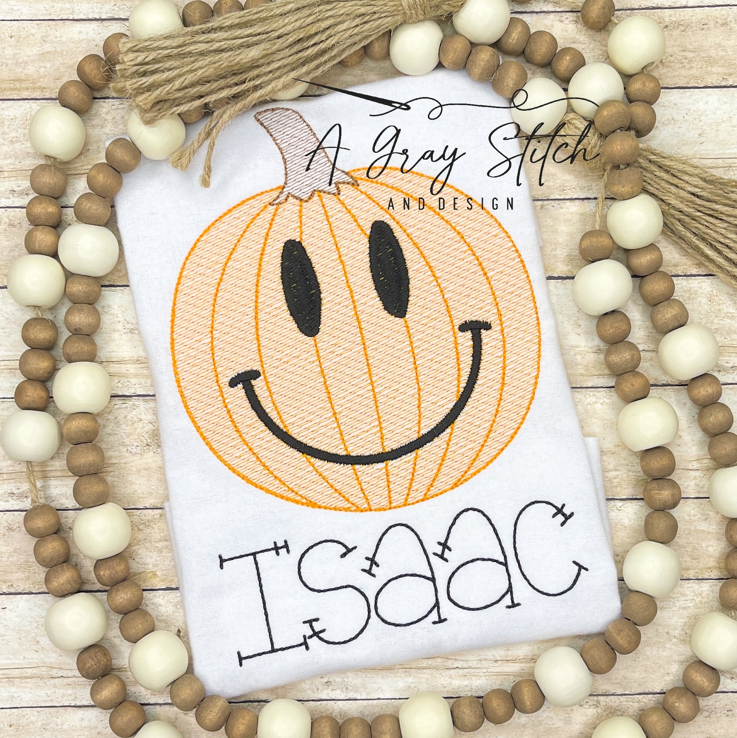 Sketch Fill Smiley Face Pumpkin Quick Stitch Machine Embroidery Design