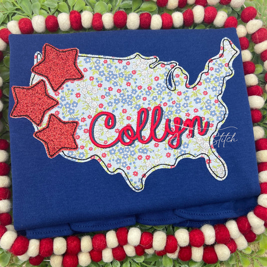 Bean Stitch Stars and Country