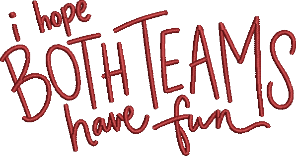 I Hope Both Teams Have Fun Hat + Pocket Tee Design