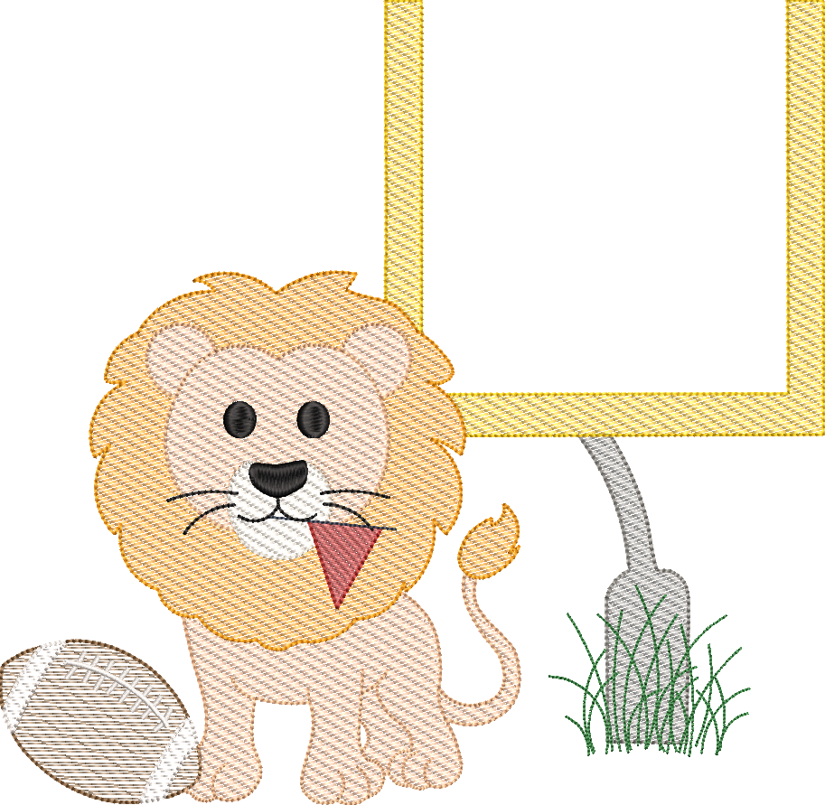 Sketch Game Day Lion Boy