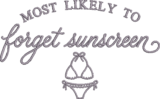 Most Likely to Forget Sunscreen