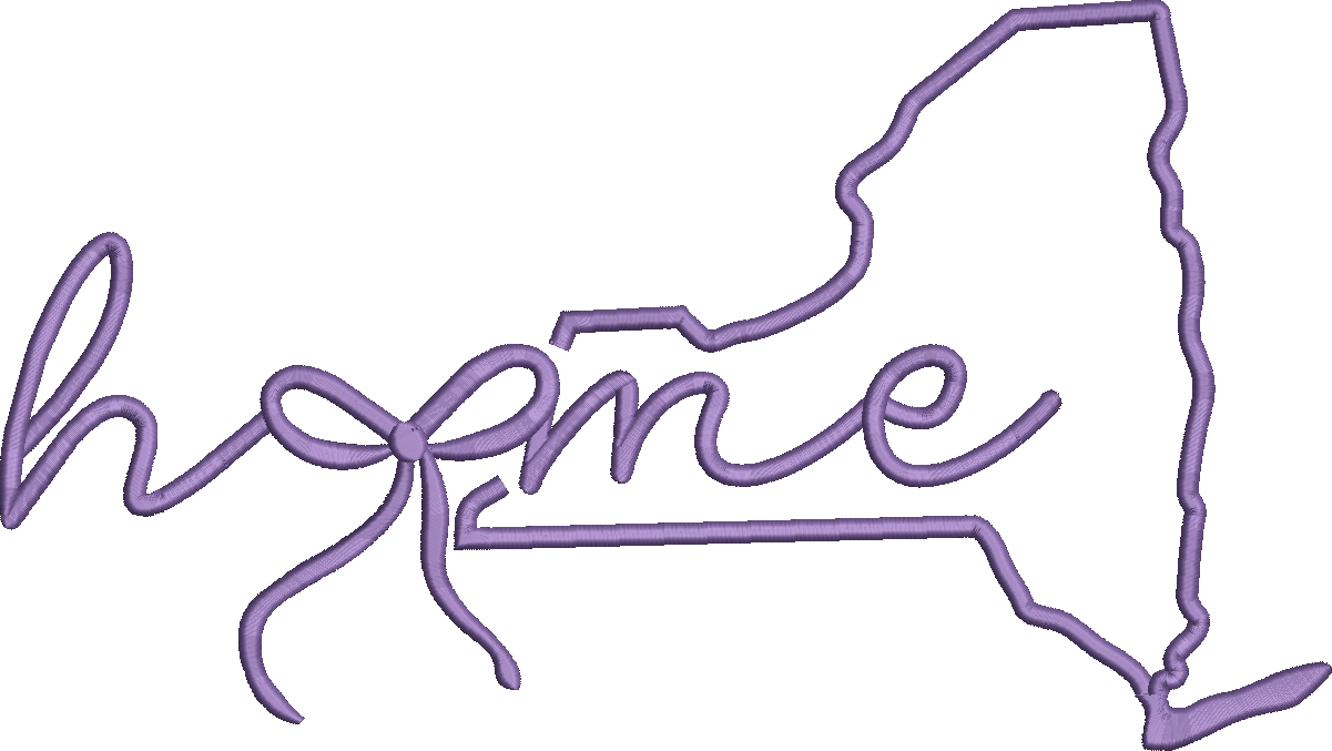 New York Home 3D Puff and Satin