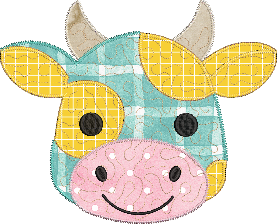 Quilted Patchwork Cow