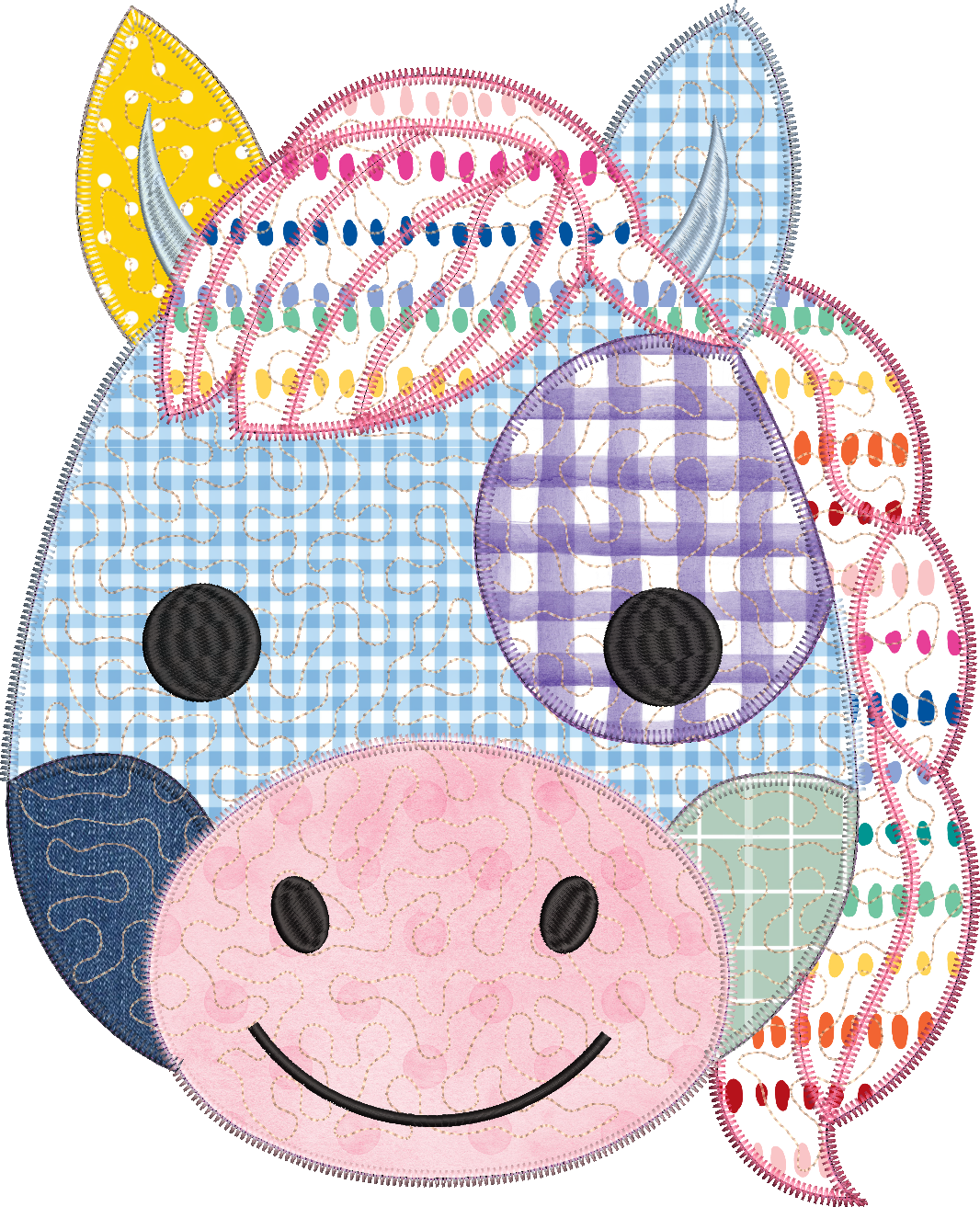 Quilted Patchwork Horse