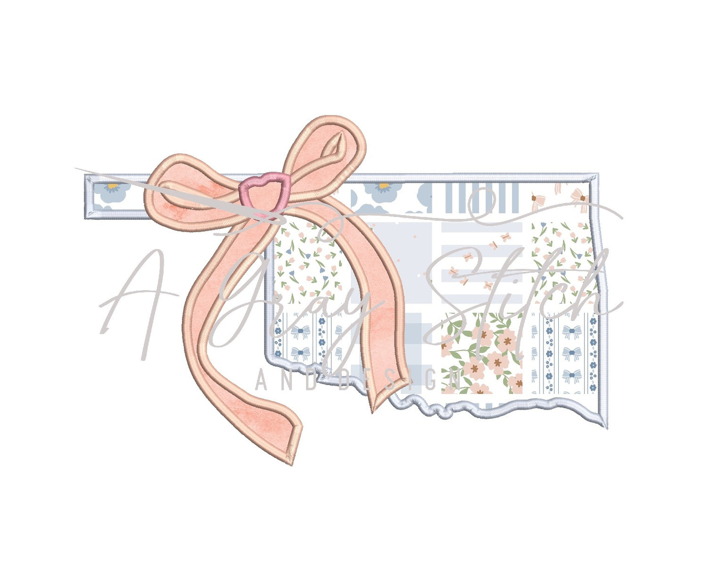 Satin Stitch Coquette State of Oklahoma