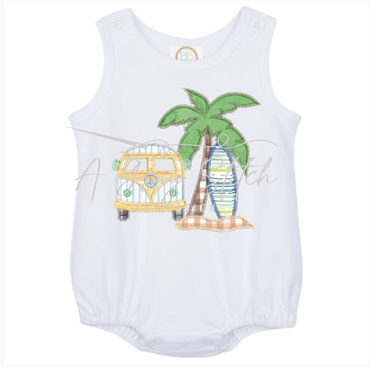 Groovy Beach Van Design