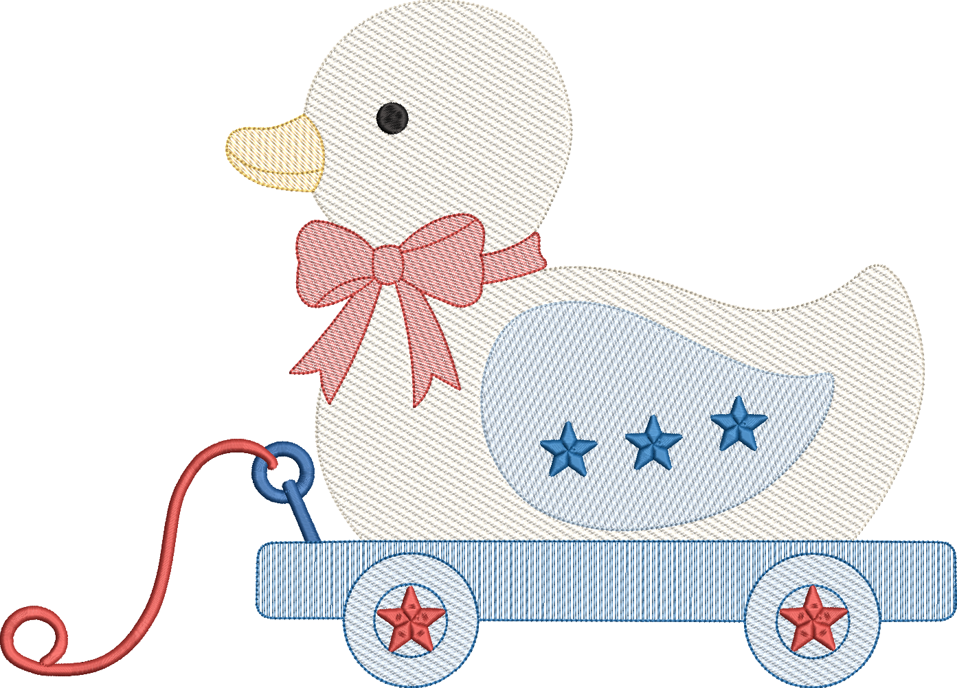 Sketch Duck Pull Toy