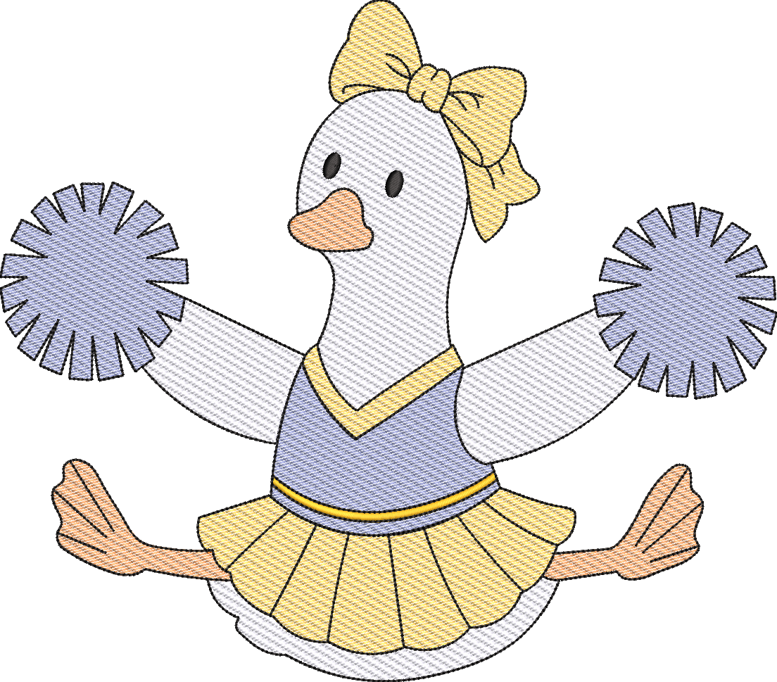 Spirit Goose Cheerleader