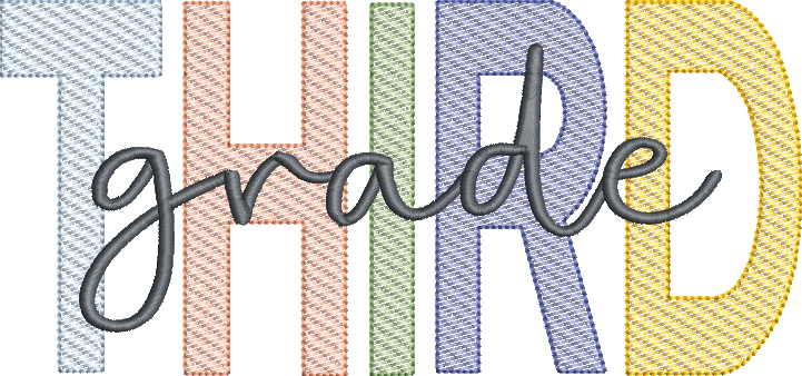 Sketch Fill Third Grade Design