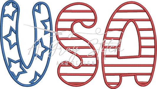 USA Satin and Puff Design