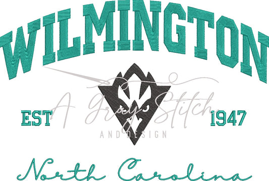Wilmington Collegiate Embroidery Design