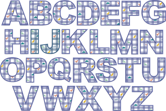 Dino Plaid Font