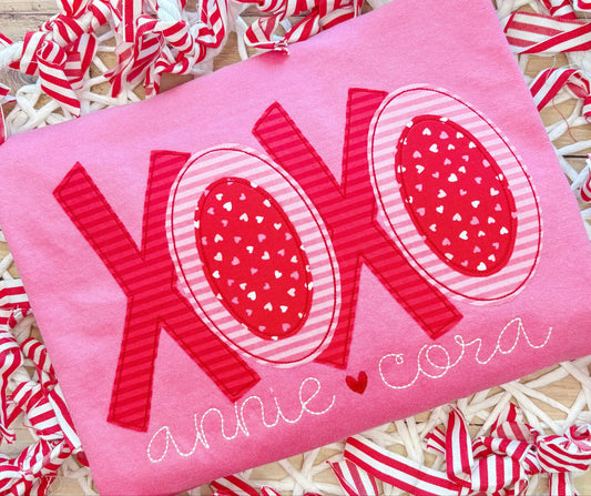 Bean Stitch XOXO Valentine's Day Design