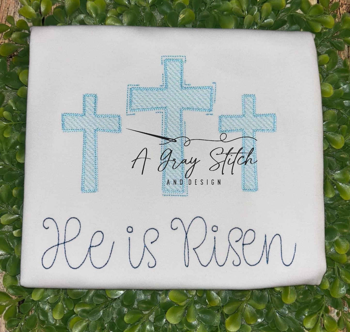Sketch Fill Cross Trio Religious Easter Design