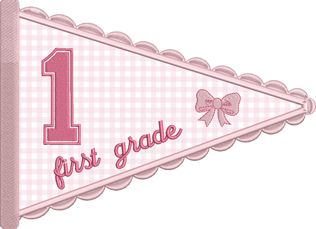 First Grade Scallop Pennant