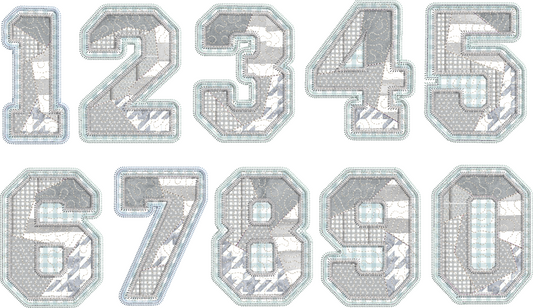 Quilted Patchwork Football Nights Font