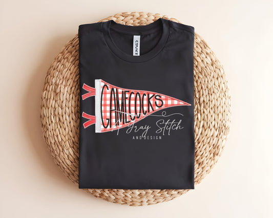 Gamecocks Handlettered Pennant Flag