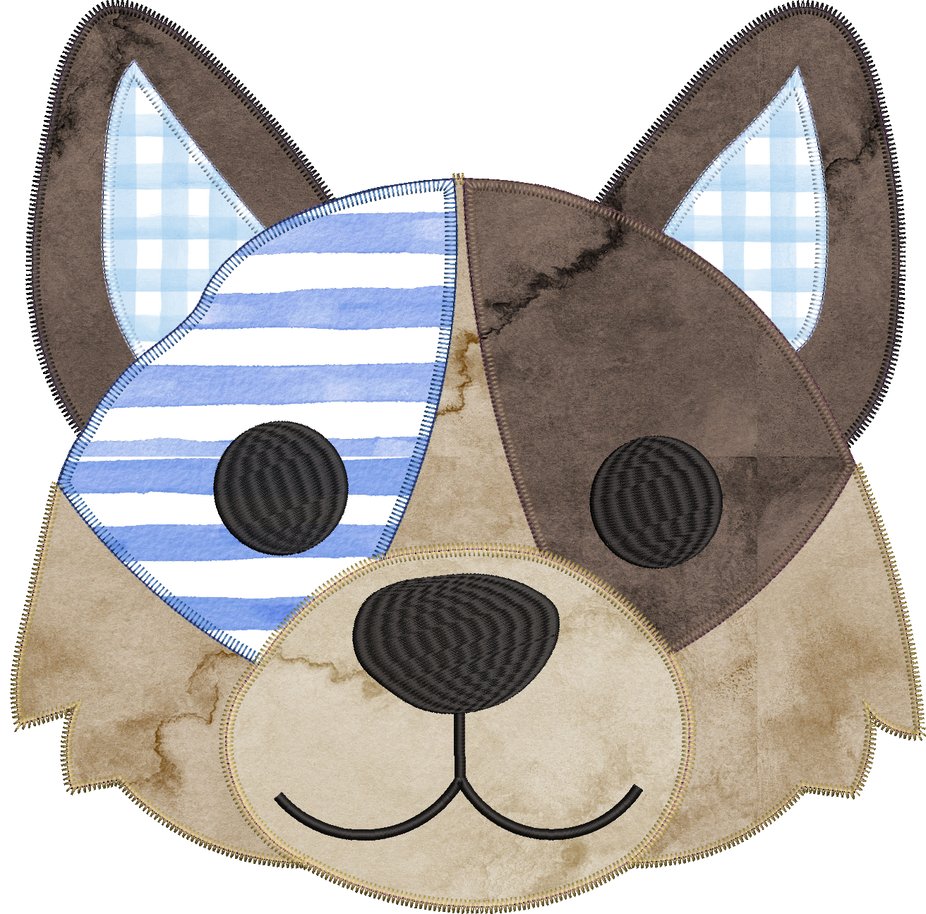 Quilted German Shepherd