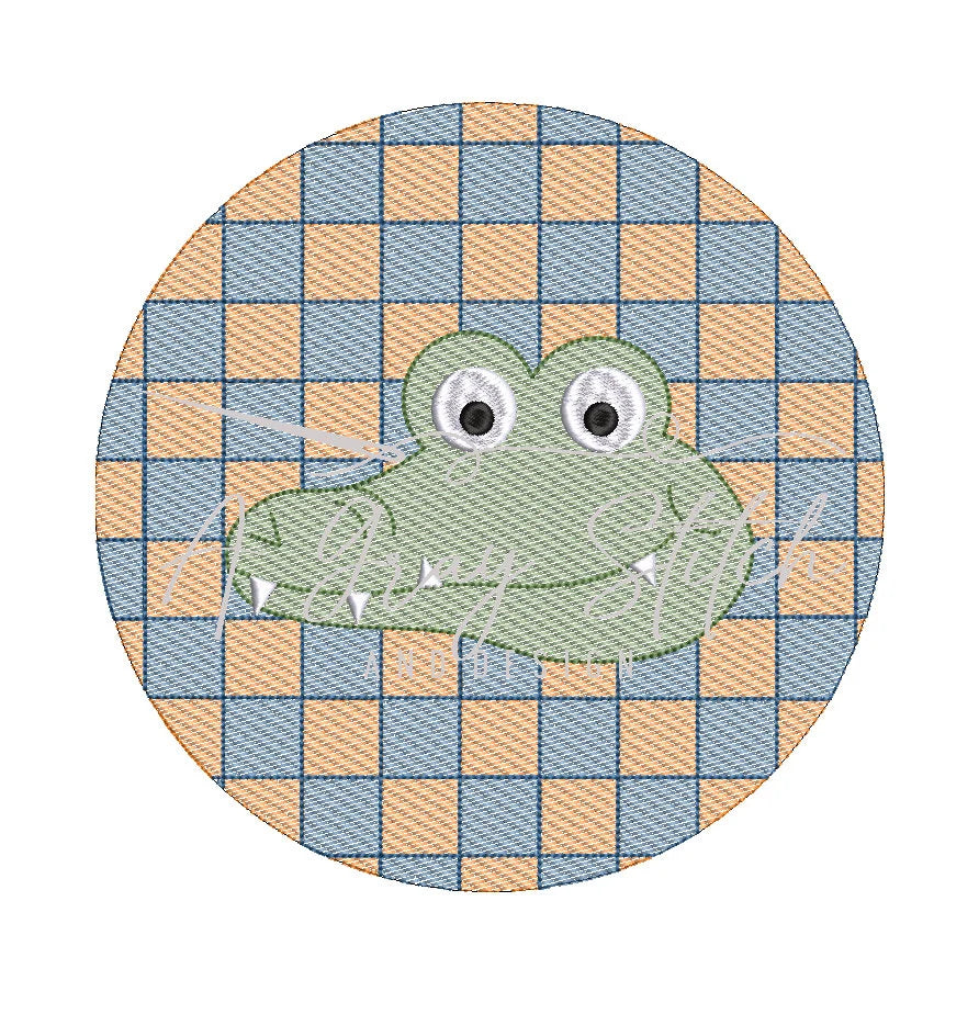 College Team Check Sketch Mascots Bundle for Machine Embroidery