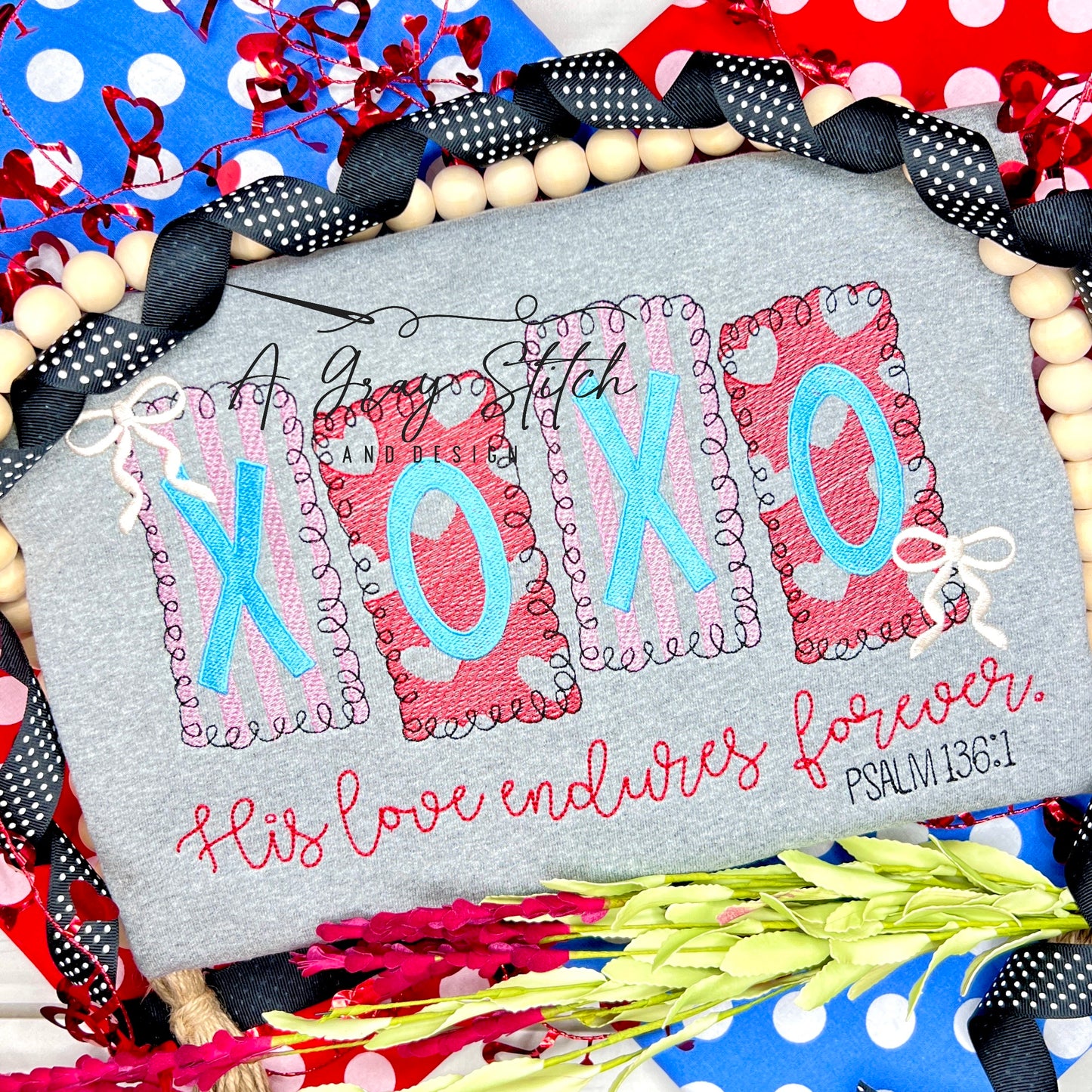 Sketch Fill XOXO Stamps