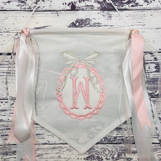 Scallop Simple Crest Machine Embroidery Design