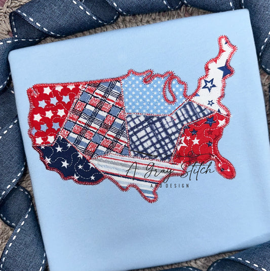 Quilted Patchwork USA