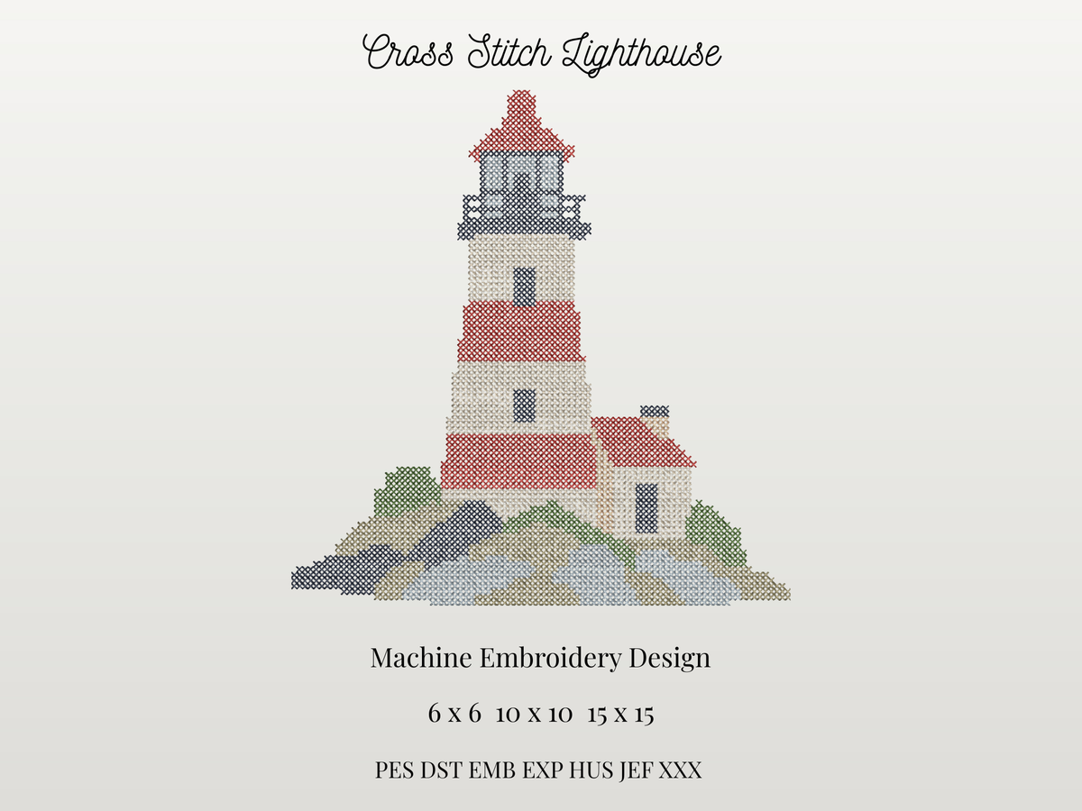 Cross Stitch Lighthouse