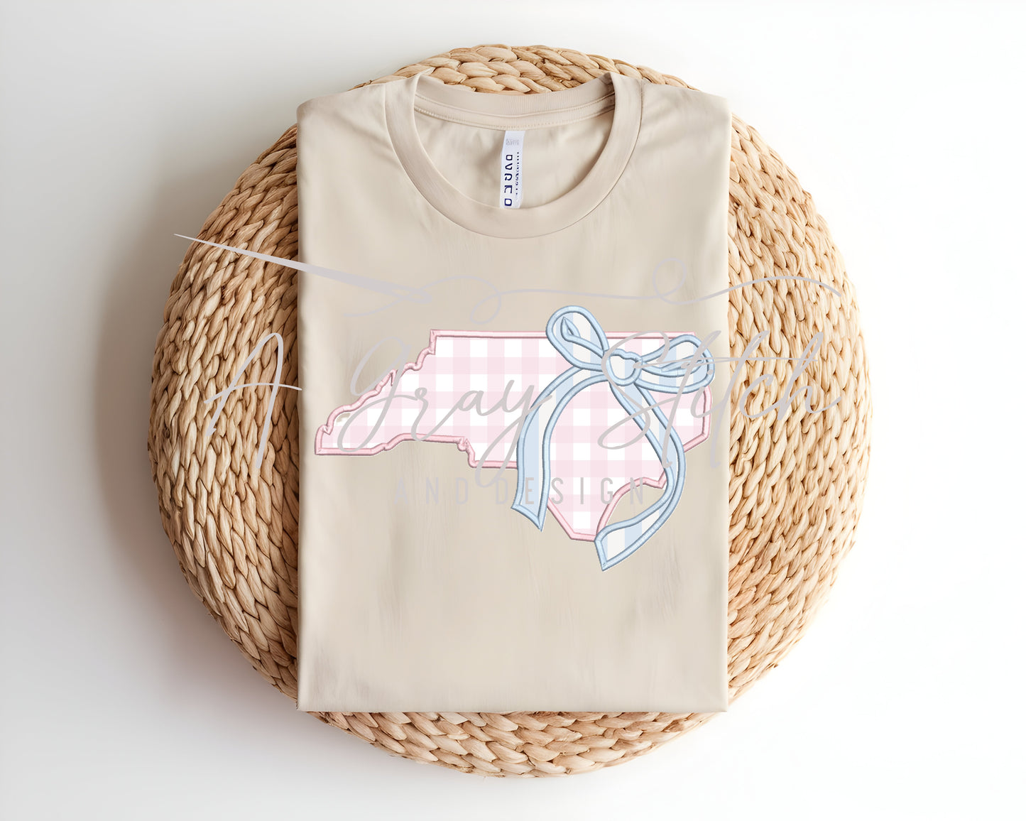 Satin Stitch Coquette State of North Carolina