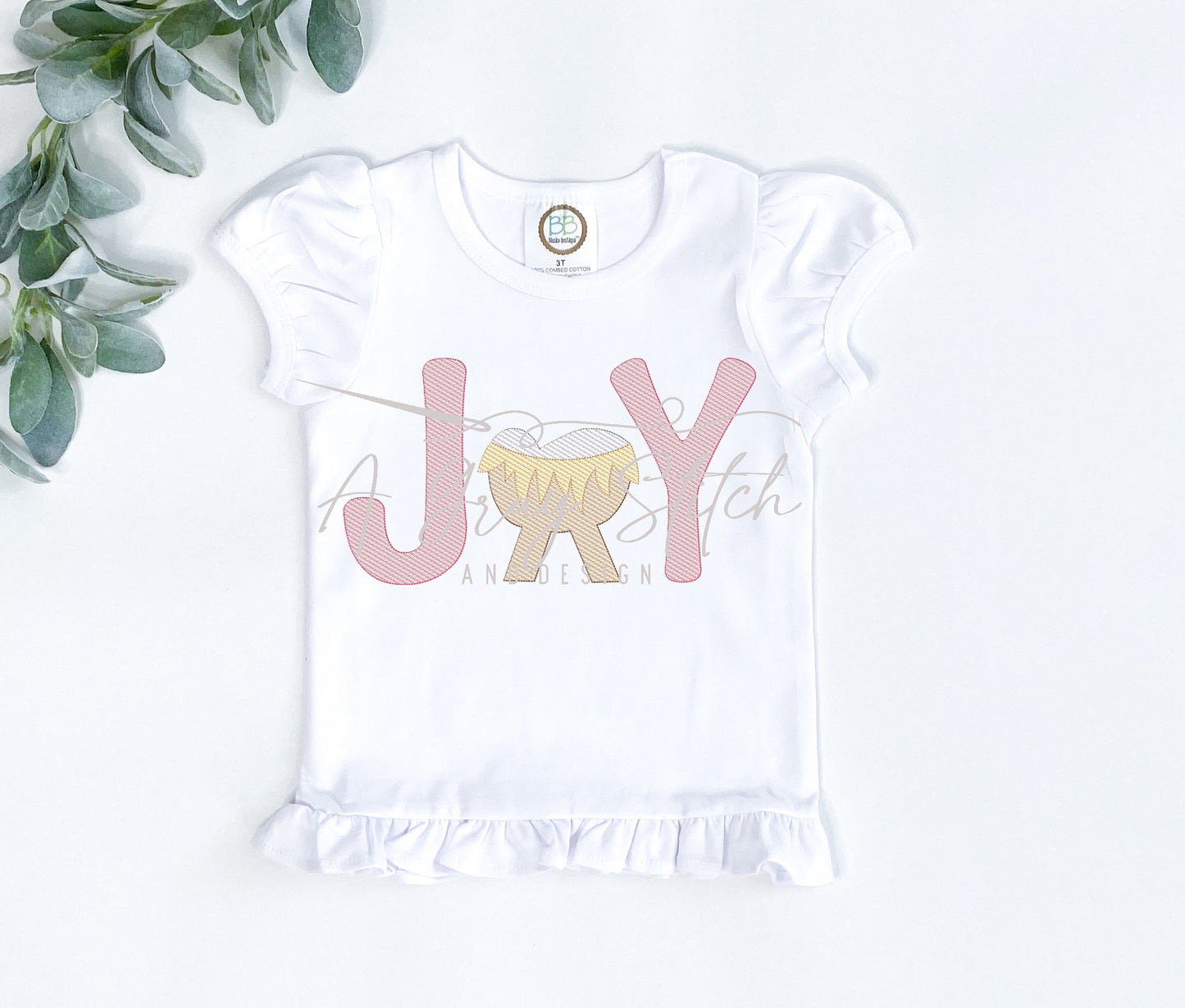 Sketch Fill Joy with Manger Design