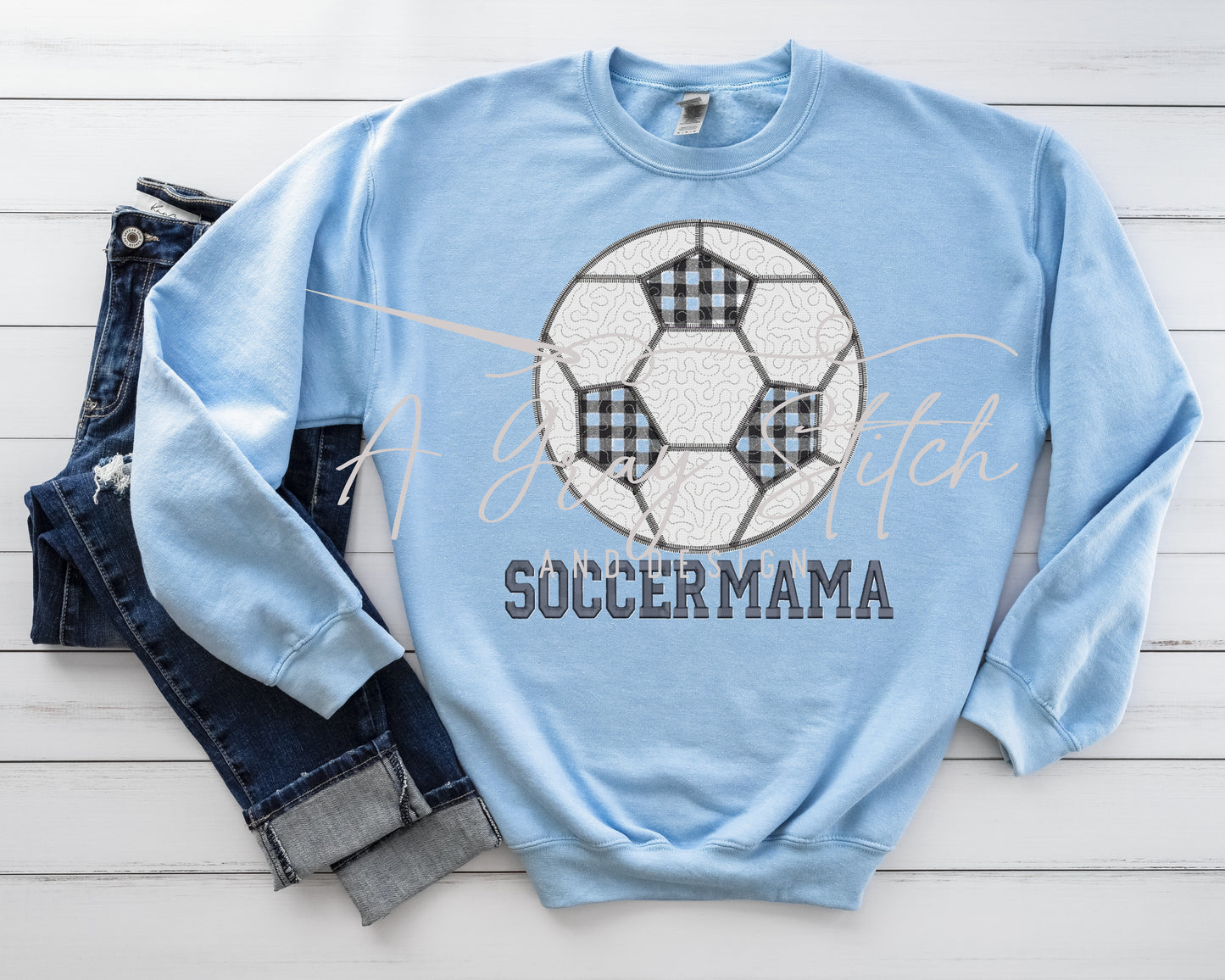 Quilted Soccer Ball Applique Design