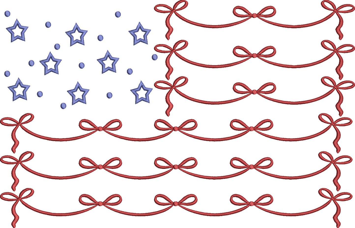 Red White and Bows
