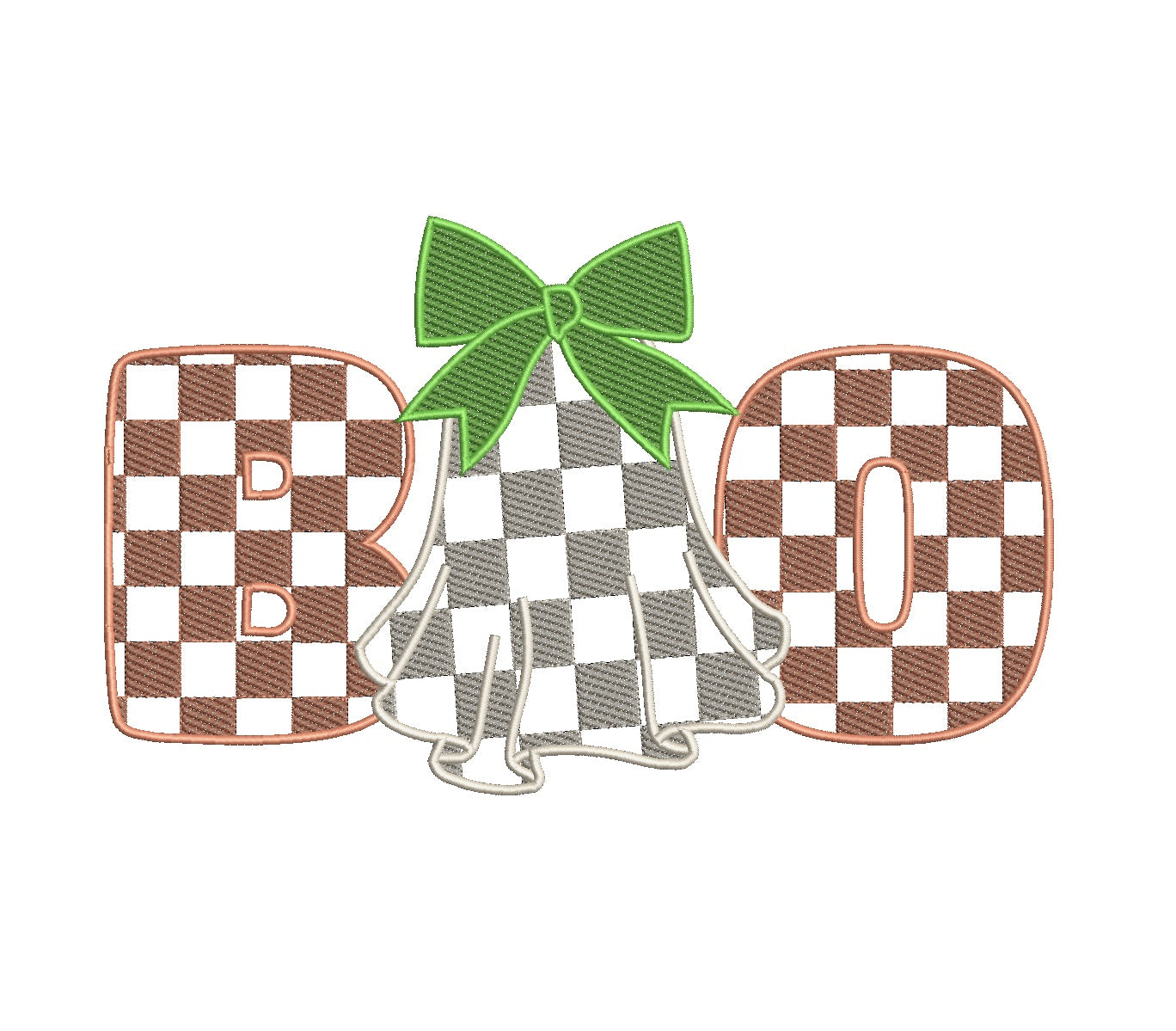 Sweetie Boo Checkered Sketch