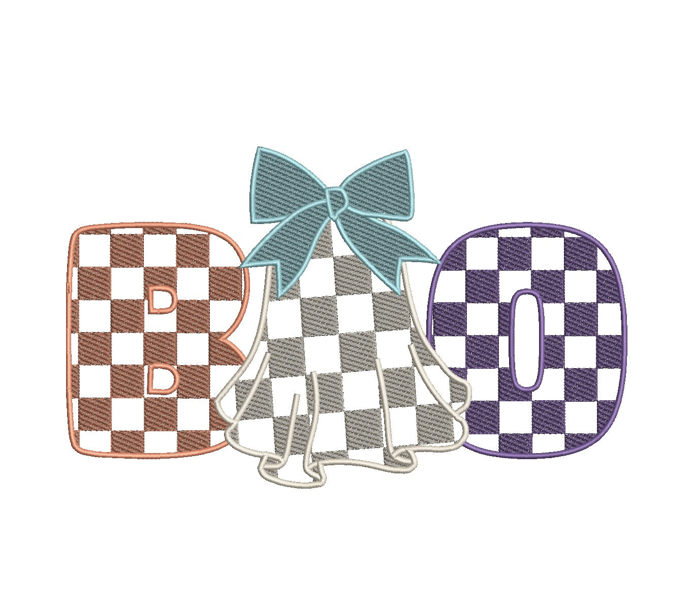 Sweetie Boo Checkered Sketch