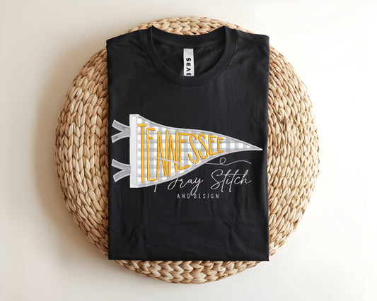 Tennessee Handlettered Pennant Flag