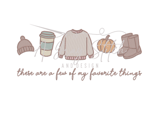 These are a Few of my Favorite Things