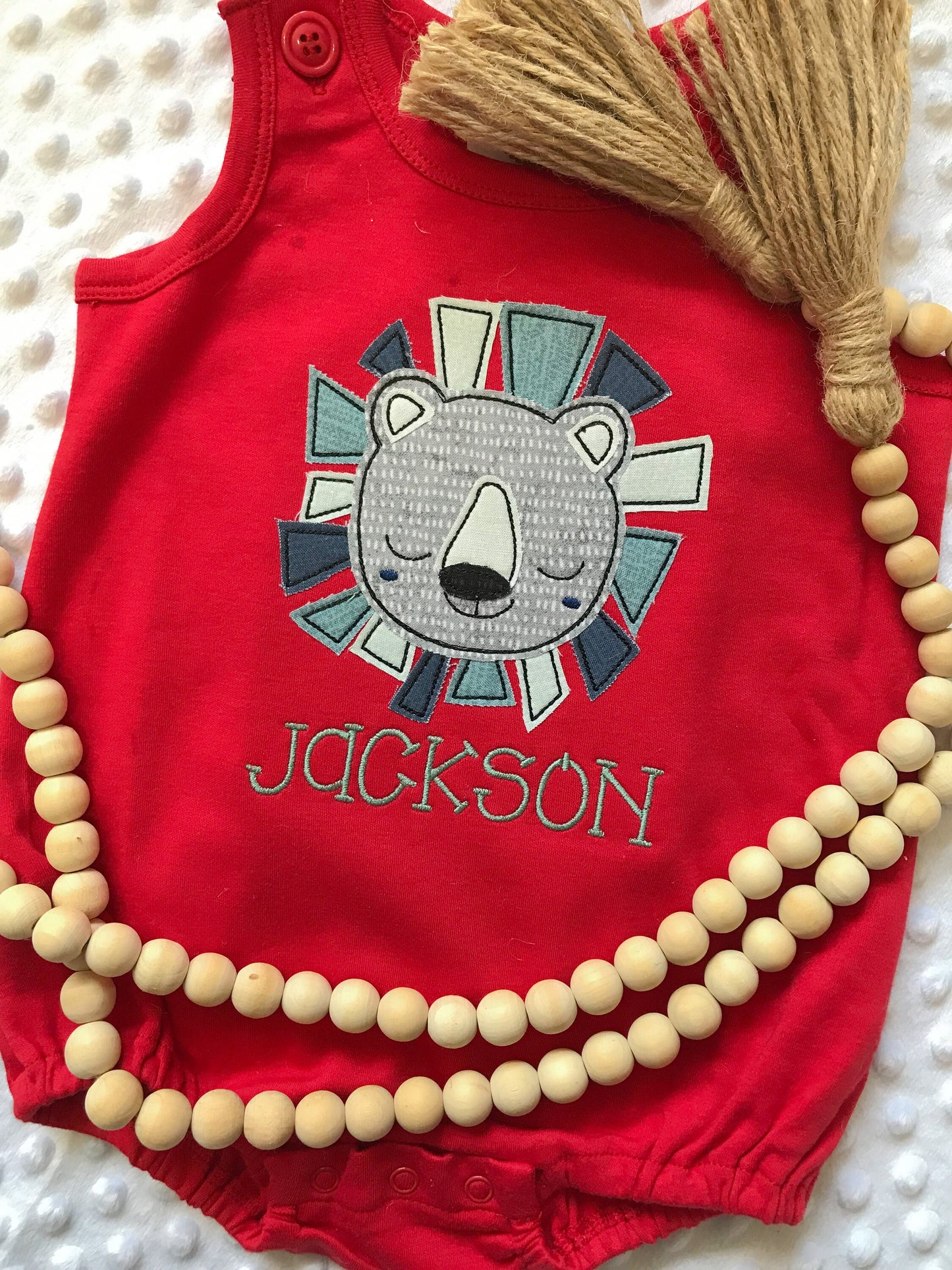 Boho Lion Applique Design Quick Stitch Applique Design