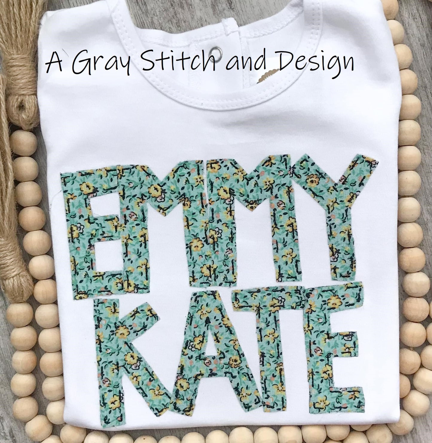 Stitchy Applique Font Embroidery Design Vintage Stitch Applique Font BX included