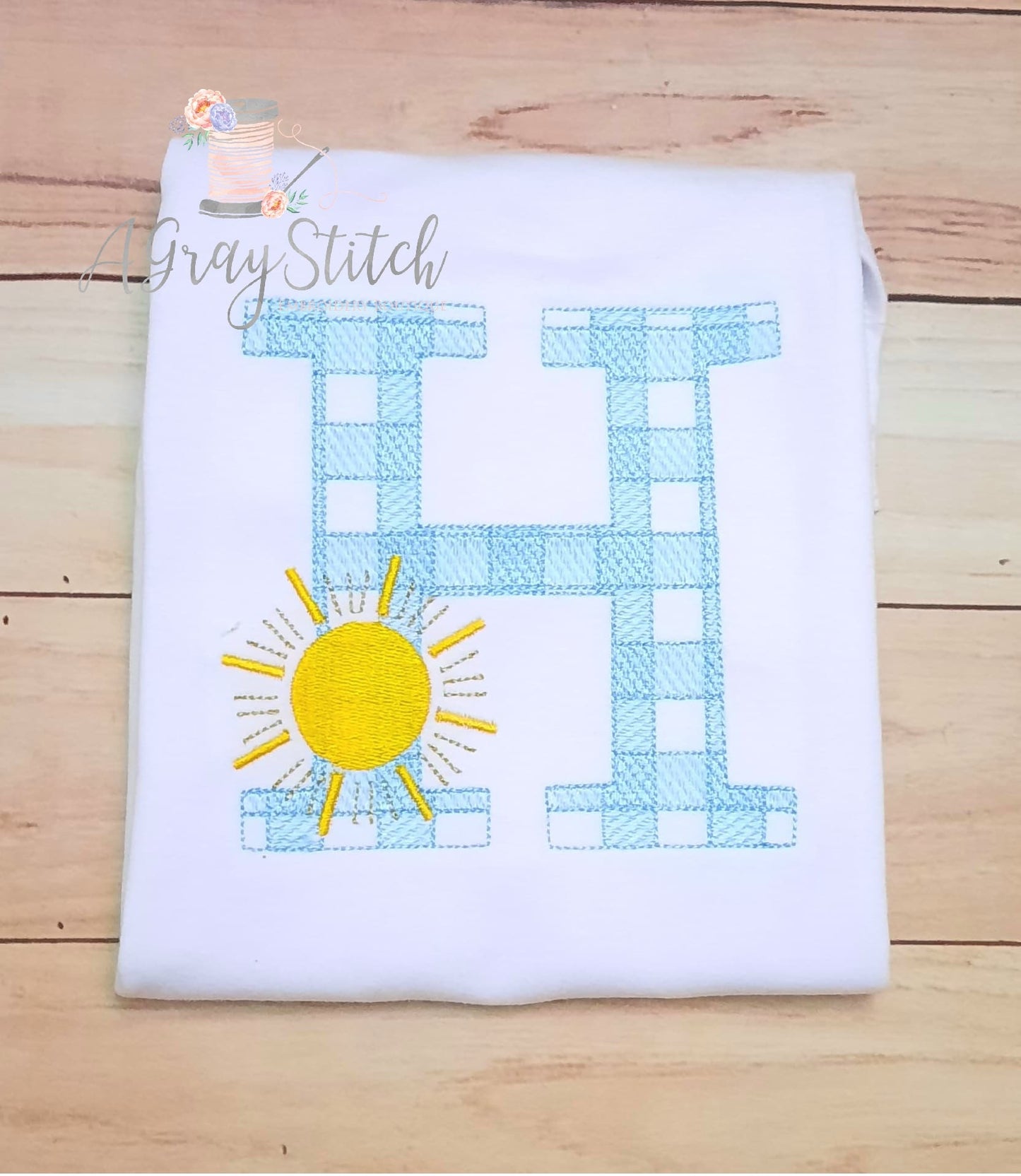 Jumbo Gingham Sketch Embroidery Alphabet 4 inch 5 inch includes mini designs Machine Embroidery Font BX included