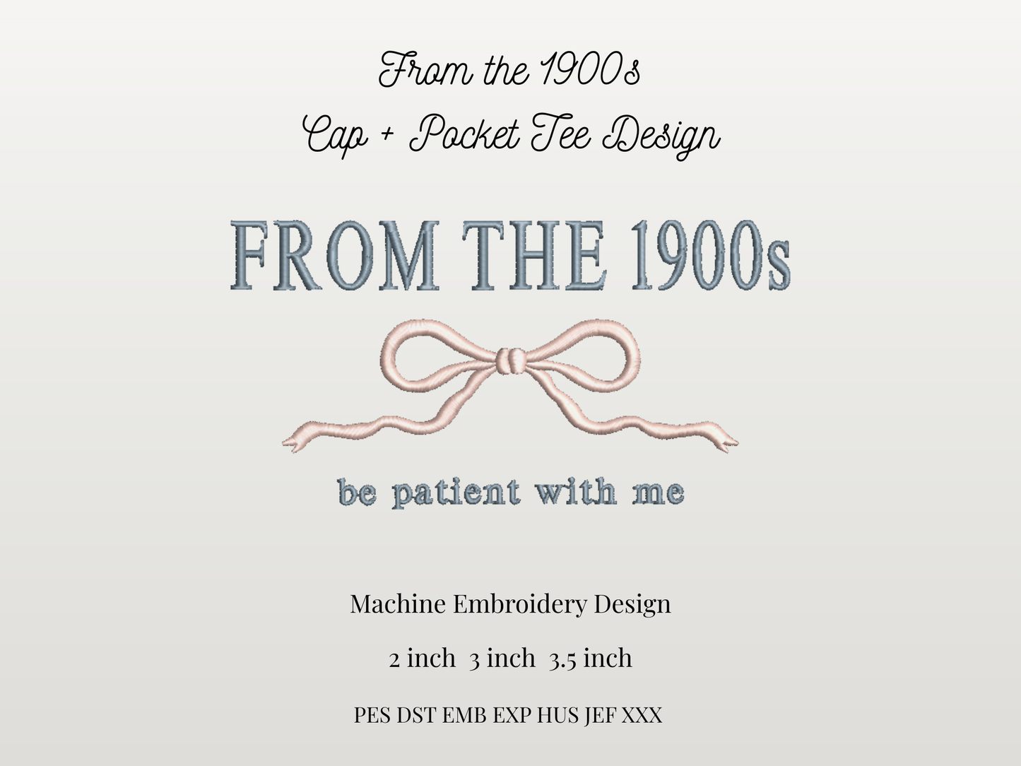 From the 1900s