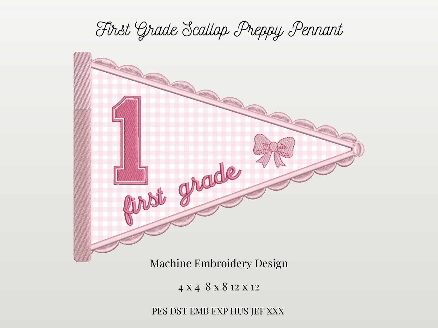 First Grade Scallop Pennant
