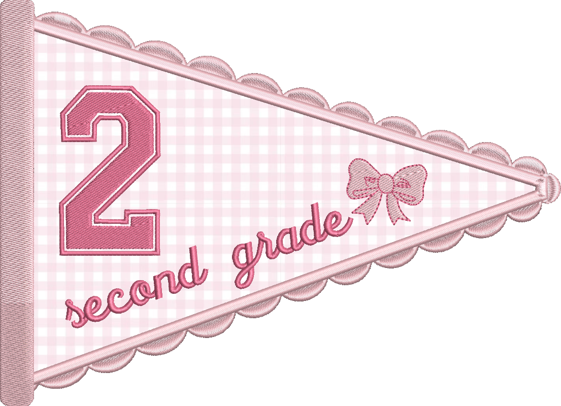 Second Grade Scallop Pennant