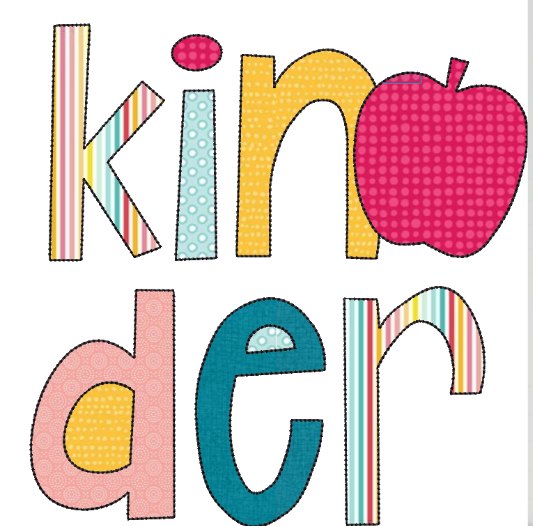 Bean Stitch Applique Quirky Kinder Design